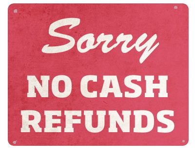 Cash refunds for online selling b2b