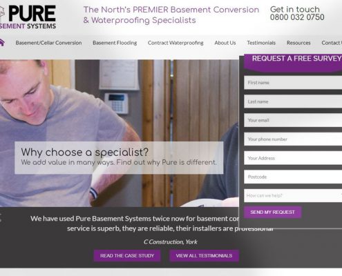 Digital Marketing Case Study: Pure Basement Systems