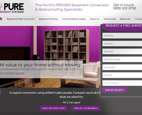 Digital Marketing Case Study: Pure Basement Systems