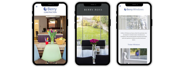 Berry Construction - two new websites launched