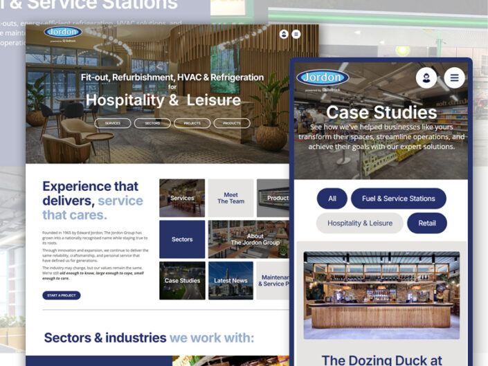 The-Jordon-Group-Website-Design Rebranding and Website Redesign for The Jordon Group